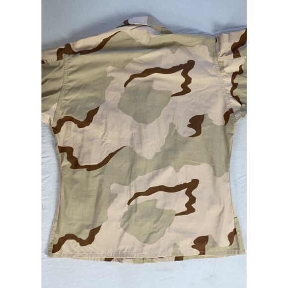 NCED BDU Ripstop Combat Coat, Shirt. Desert Camouflage Pattern. Men's M Short. - Picture 5 of 6